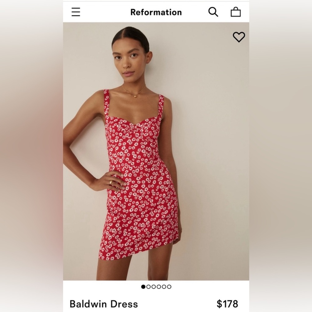 Reformation Baldwin Dress Size 10 NWT